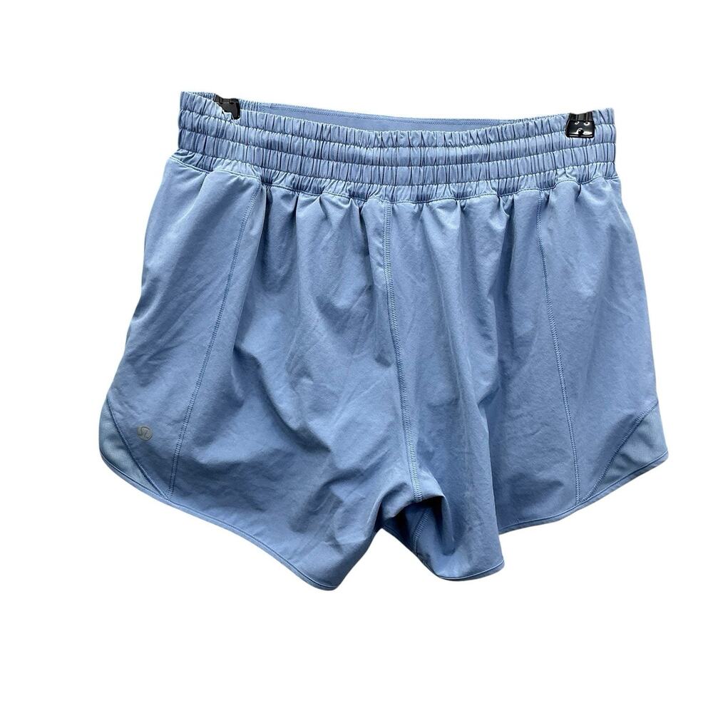 Lululemon Shorts Running Lined 3 Inch Inseam Athletic Gym Women’s Sz. 8 Blue